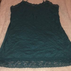 COLDWATER CREEK TANKTOP GREEN SIZE EXTRA SMALL